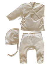 Load image into Gallery viewer, Organic Cotton Footed Pants in Dove - CovetedThings