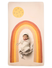 Load image into Gallery viewer, Rainbow Organic Crib Sheet - CovetedThings
