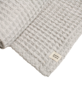 Load image into Gallery viewer, Organic Cotton Waffle Baby Blanket in Silver Grey - CovetedThings
