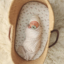 Load image into Gallery viewer, 100% Luxury Cotton Swaddle Receiving Baby Blanket - Plaid: Beige - CovetedThings