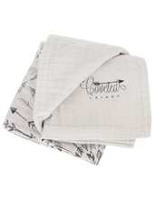 Load image into Gallery viewer, Faded Arrows 4-Layer Organic Cotton Happy Cloud Luxury Blanket - CovetedThings