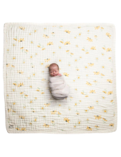 Load image into Gallery viewer, Wildflowers 4-Layer Organic Cotton Happy Cloud Luxury Blanket - CovetedThings
