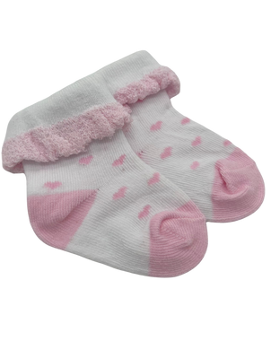 Heart Socks- Multi Light Pink - CovetedThings