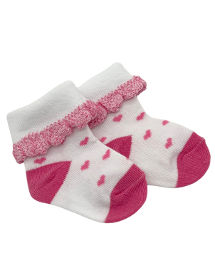 Heart Socks- Multi Dark Pink - CovetedThings