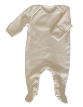 Load image into Gallery viewer, Organic Cotton Footed Onesie in Dove - CovetedThings