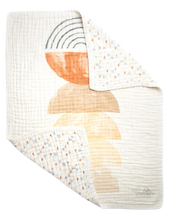 Load image into Gallery viewer, Skyline 4-Layer Organic Cotton Happy Cloud Luxury Blanket - CovetedThings