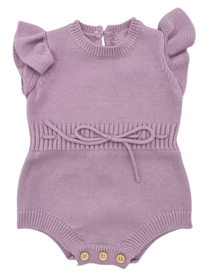 Knitted Romper in Lilac - CovetedThings