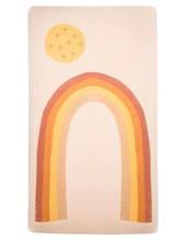 Load image into Gallery viewer, Rainbow Organic Crib Sheet - CovetedThings