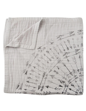 Load image into Gallery viewer, Faded Arrows 4-Layer Organic Cotton Happy Cloud Luxury Blanket - CovetedThings
