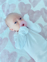 Load image into Gallery viewer, Pink Hearts Receiving Blanket - CovetedThings