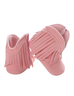 Baby Booties- Pink Cowgirl Boots - CovetedThings