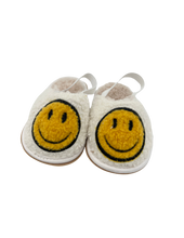 Load image into Gallery viewer, Baby Shoes- Smiley Face in Yellow - CovetedThings
