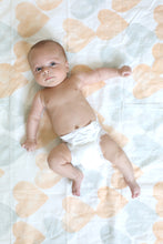 Load image into Gallery viewer, Pink and Blue Hearts Receiving Blanket - CovetedThings