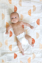 Load image into Gallery viewer, Suns and Rainbows Receiving Blanket - CovetedThings