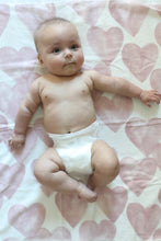 Load image into Gallery viewer, Pink Hearts Receiving Blanket - CovetedThings