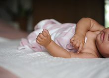Load image into Gallery viewer, Pink Hearts Receiving Blanket - CovetedThings