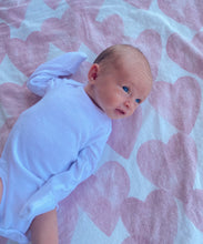 Load image into Gallery viewer, Pink Hearts Receiving Blanket - CovetedThings