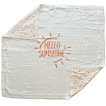 Load image into Gallery viewer, Hello Sunshine 4-Layer Organic Cotton Happy Cloud Luxury Blanket - CovetedThings
