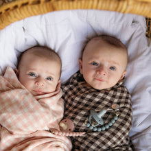 Load image into Gallery viewer, 100% Luxury Cotton Swaddle Receiving Baby Blanket - Plaid: Pink - CovetedThings