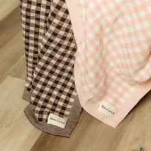Load image into Gallery viewer, 100% Luxury Cotton Swaddle Receiving Baby Blanket - Plaid: Pink - CovetedThings