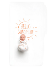 Load image into Gallery viewer, Hello Sunshine Organic Crib Sheet - CovetedThings