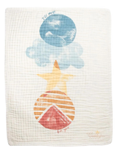 Load image into Gallery viewer, Move Mountains 4-Layer Organic Cotton Happy Cloud Luxury Blanket - CovetedThings