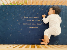 Load image into Gallery viewer, Golden Star Crib Sheet - CovetedThings