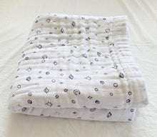 Load image into Gallery viewer, Rumi Planet 4-Layer Organic Cotton Happy Cloud Luxury Blanket - CovetedThings
