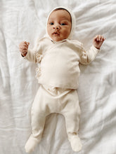 Load image into Gallery viewer, Organic Cotton Footed Pants in Dove - CovetedThings