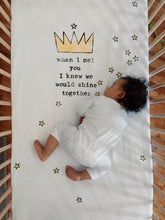 Load image into Gallery viewer, Crown Crib Sheet - CovetedThings