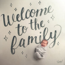 Load image into Gallery viewer, Welcome to the Family Organic Swaddle Scarf™ - CovetedThings