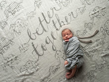 Load image into Gallery viewer, Better Together Organic Swaddle Blanket - Coveted Things