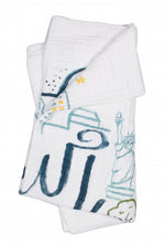 Load image into Gallery viewer, *AS-IS* Bi Coastal 4-Layer Organic Cotton Happy Cloud Luxury Blanket - CovetedThings