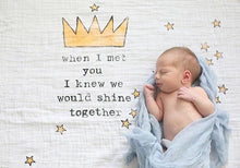 Load image into Gallery viewer, Crown Organic Swaddle Blanket- CovetedThings
