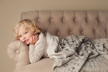 Load image into Gallery viewer, Faded Arrows 4-Layer Organic Cotton Happy Cloud Luxury Blanket - CovetedThings