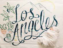 Load image into Gallery viewer, Los Angeles Organic Swaddle Blanket - Coveted Things
