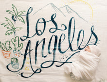 Load image into Gallery viewer, Los Angeles Organic Swaddle Blanket - Coveted Things