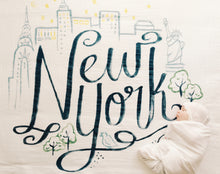 Load image into Gallery viewer, New York Organic Swaddle Blanket- Coveted Things