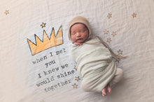 Load image into Gallery viewer, Crown Organic Swaddle Blanket - CovetedThings
