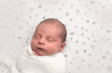 Load image into Gallery viewer, All Over Planet Print Organic Swaddle Blanket - Coveted Things
