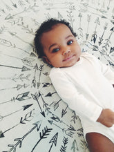 Load image into Gallery viewer, Faded Arrows Organic Swaddle Blanket - Coveted Things