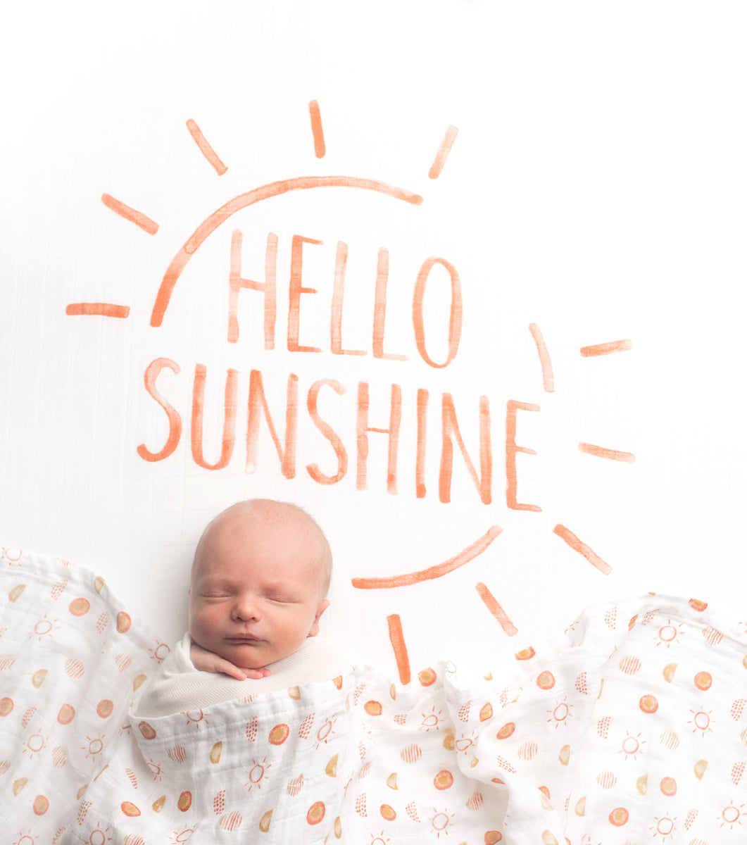 Hello sunshine discount crib sheet