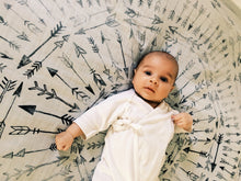 Load image into Gallery viewer, Faded Arrows Organic Swaddle Blanket - Coveted Things