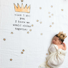 Load image into Gallery viewer, Crown Organic Swaddle Blanket - CovetedThings