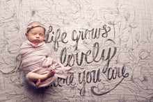Load image into Gallery viewer, Life Grows Lovely Organic Swaddle Scarf™ - CovetedThings