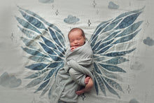 Load image into Gallery viewer, Wings Organic Swaddle Blanket - Coveted Things