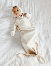 Load image into Gallery viewer, Organic Cotton Baby Gown in Dove - CovetedThings