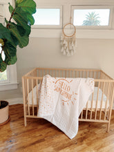 Load image into Gallery viewer, Hello Sunshine 4-Layer Organic Cotton Happy Cloud Luxury Blanket - CovetedThings