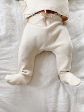 Load image into Gallery viewer, Organic Cotton Footed Pants in Dove - CovetedThings