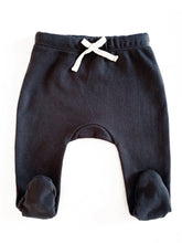 Load image into Gallery viewer, Organic Cotton Footed Pants in Charcoal - CovetedThings